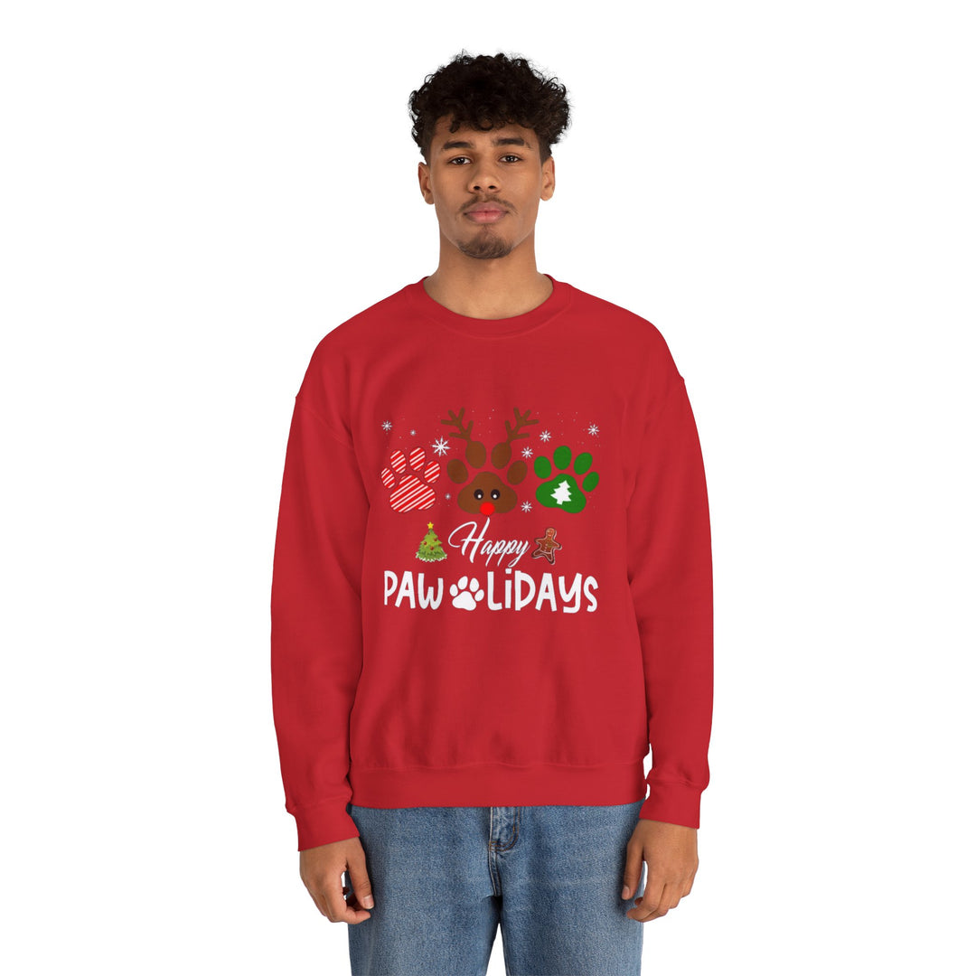 Pawlidays  Crewneck Sweatshirt - Every Purchase Feeds Shelter Animals