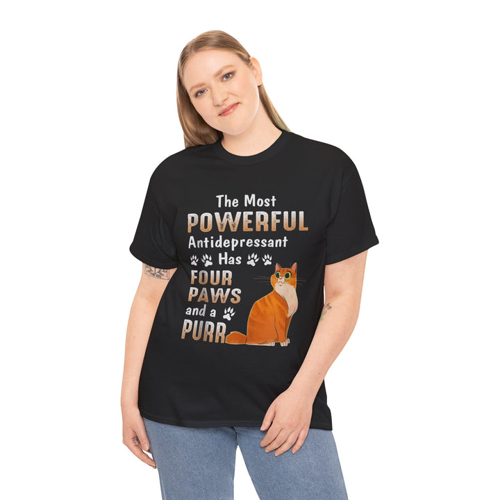 The Most Powerful Antidepressant - Unisex Classic Cotton T-Shirt