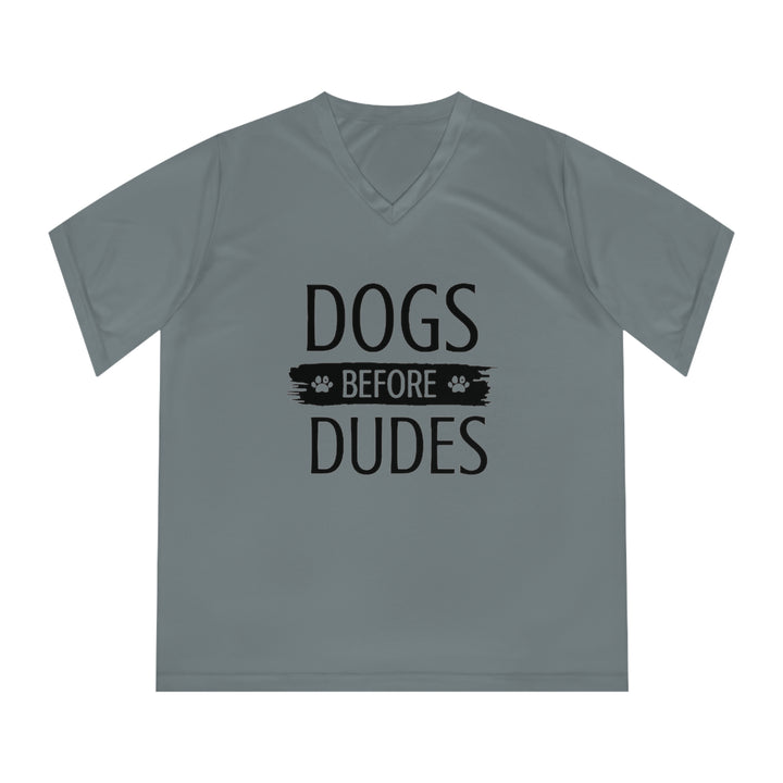 Dogs Before Dudes – T-Shirt V-Neck T-Shirt