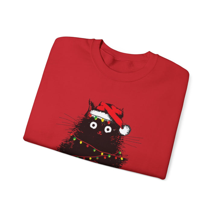 Merry Fluffmas Crewneck Sweatshirt - Every Purchase Feeds Shelter Animals