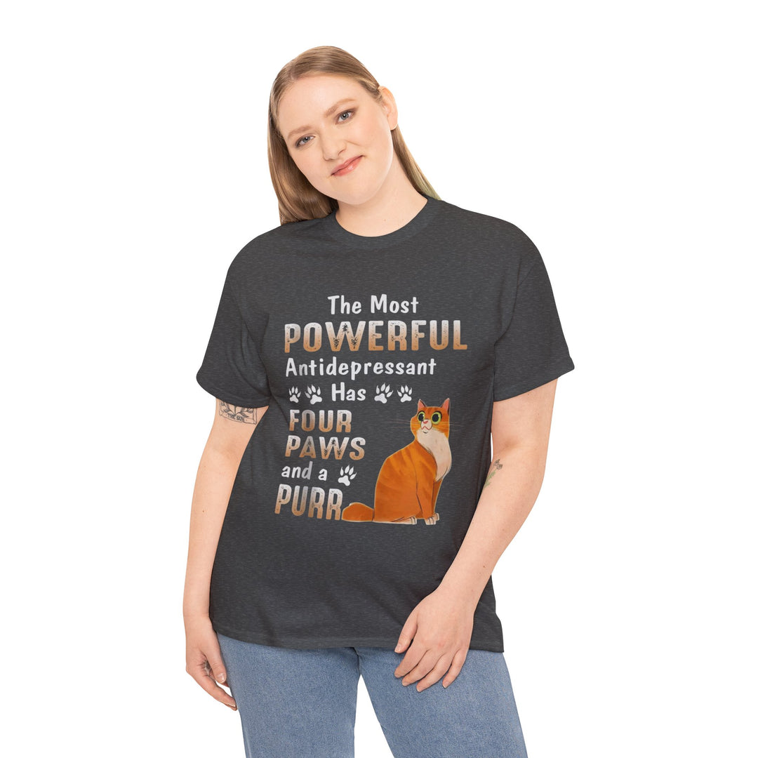 The Most Powerful Antidepressant - Unisex Classic Cotton T-Shirt