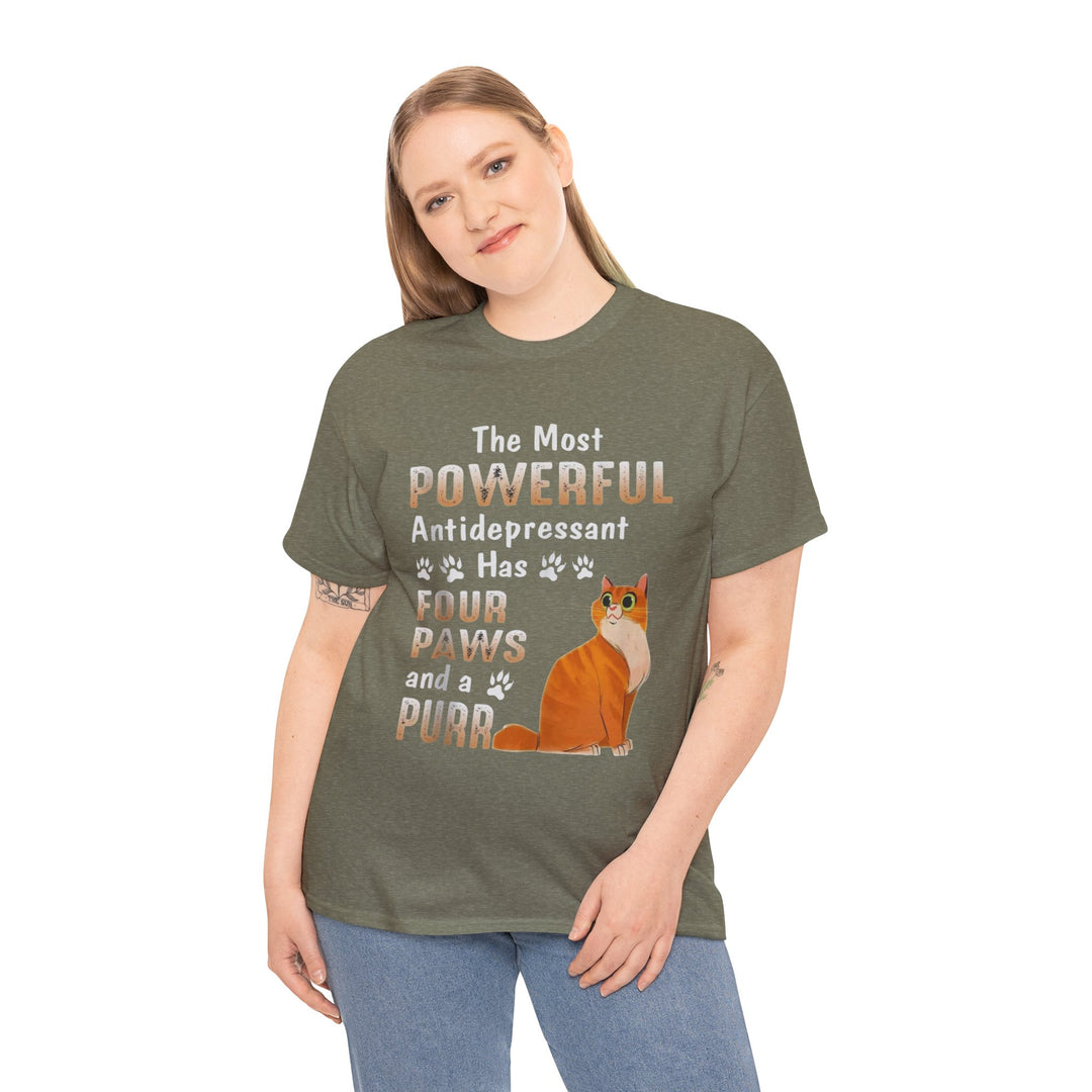 The Most Powerful Antidepressant - Unisex Classic Cotton T-Shirt