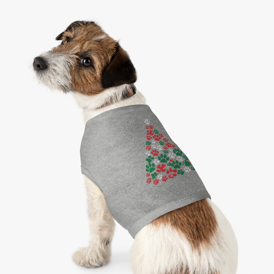 Paws Christmas Tree Pet Tank Top