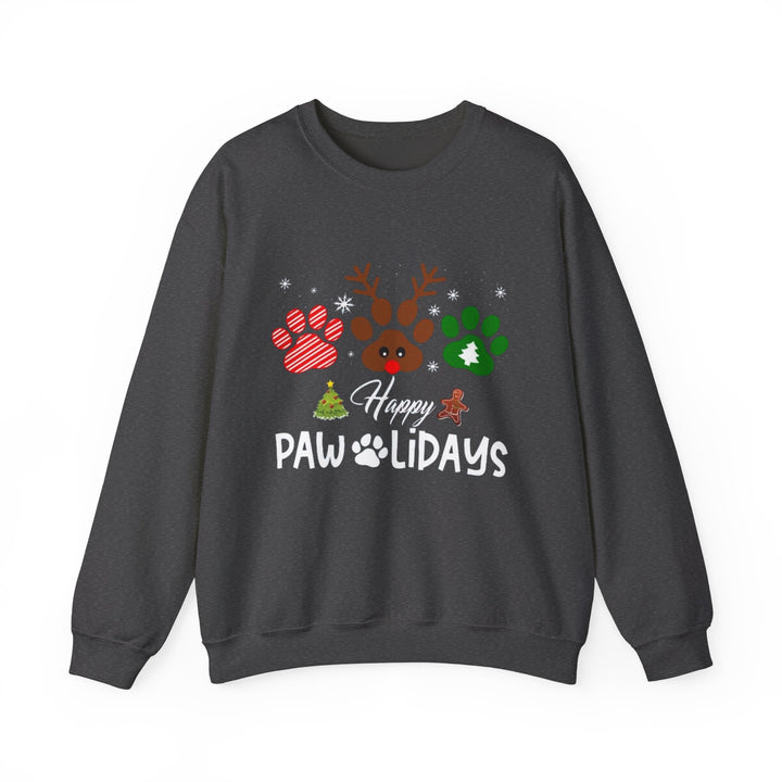 Pawlidays  Crewneck Sweatshirt - Every Purchase Feeds Shelter Animals