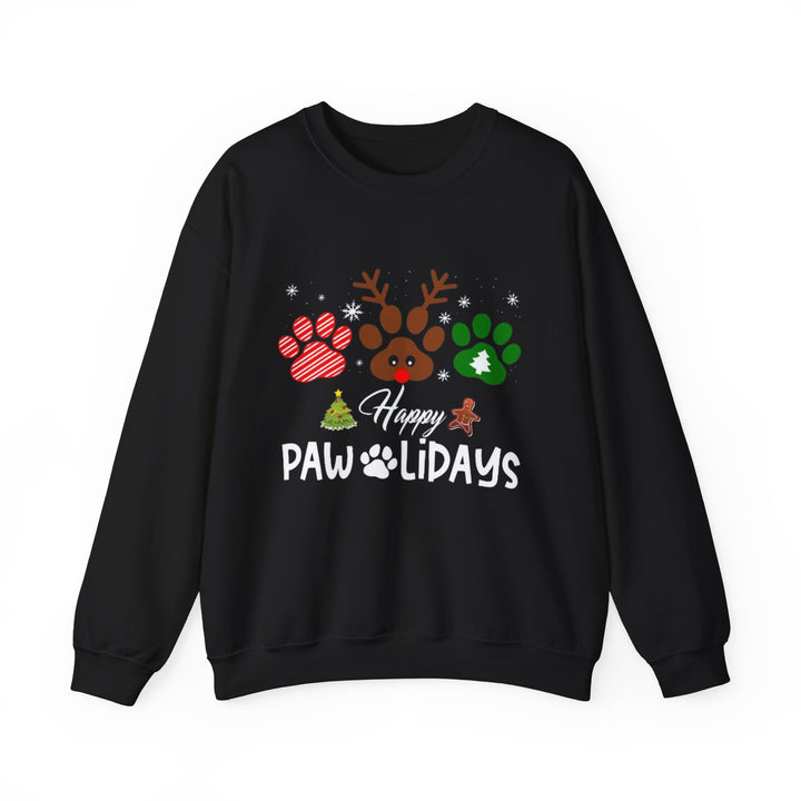 Pawlidays  Crewneck Sweatshirt - Every Purchase Feeds Shelter Animals