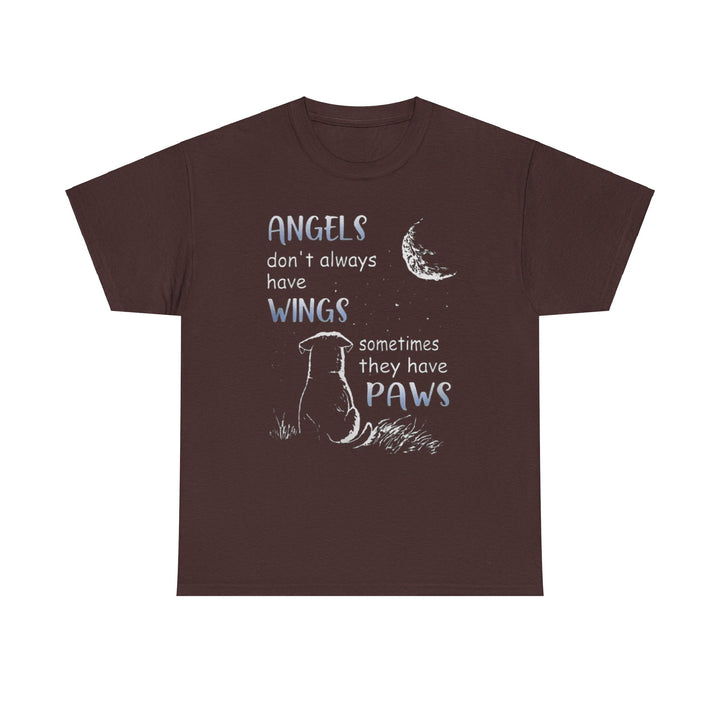 Angels Don’t Always Have Wings: Paw Print T-Shirt