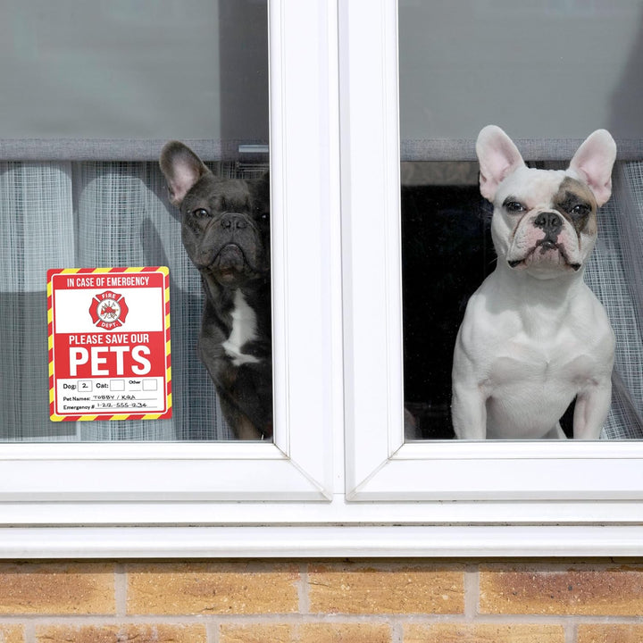 Pet Alert Safety Fire Rescue Sticker