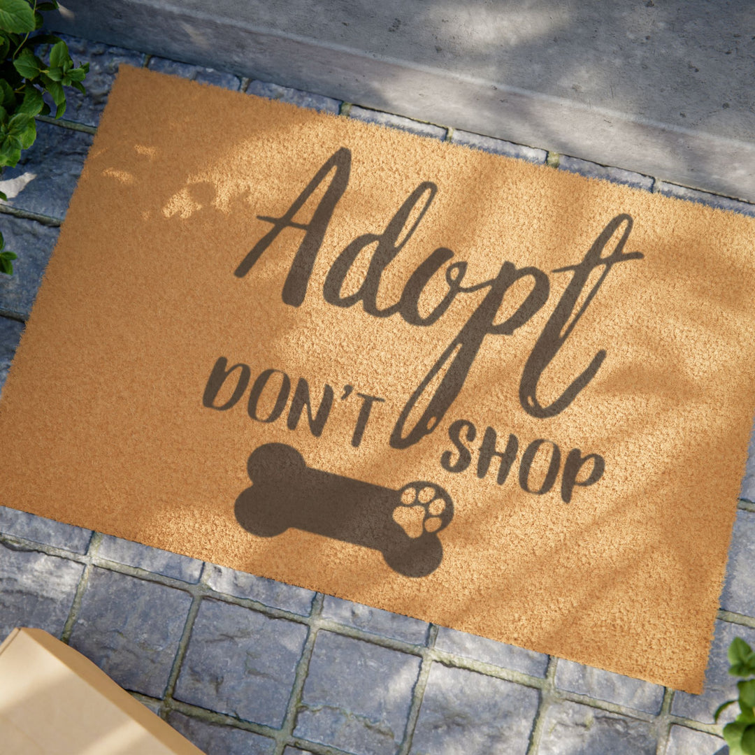 Adopt Don’t Shop: Welcoming Doormat