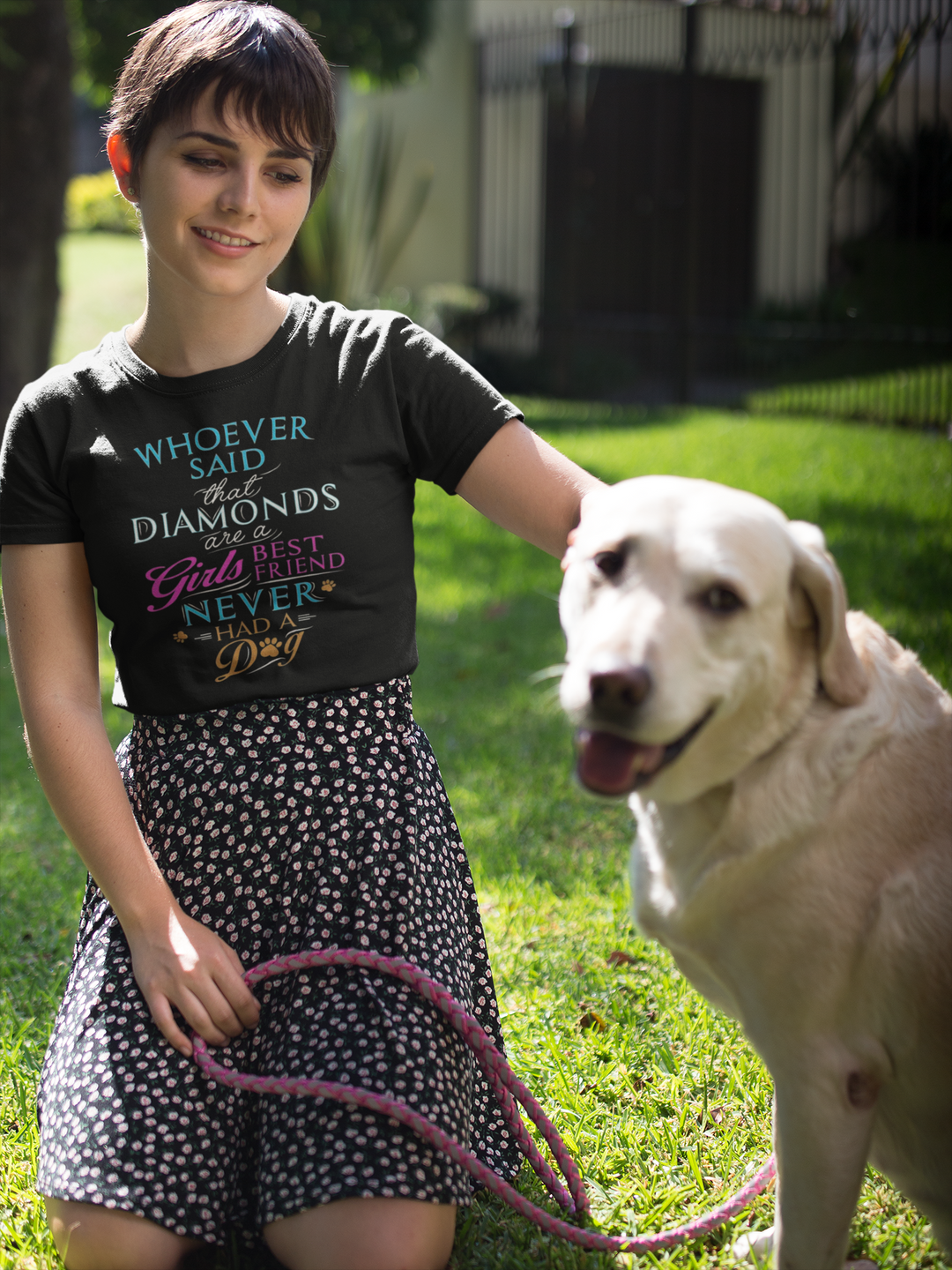 Whoever Said Diamonds Are a Girl's Best Friend T-Shirt