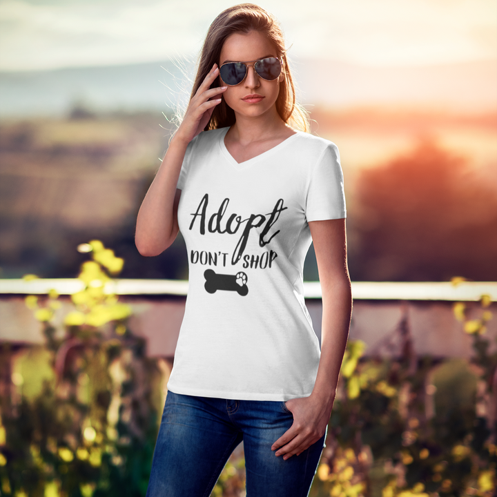 Adopt Don’t Shop: Classic V-Neck Tee